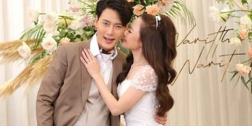 “ต๊ะ วริษฐ์” ควงแฟนสาว “แอน วริษฐา” ฉลองมงคลสมรสหวานชื่น