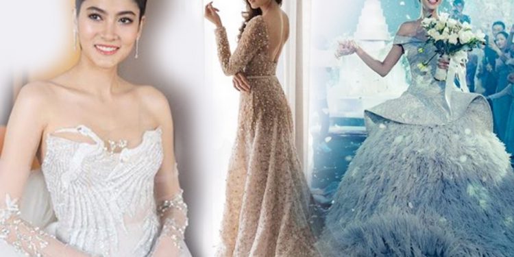 เผยชุดแต่งงานหลักล้านของดารา