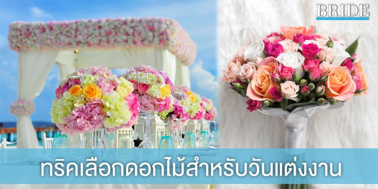ทริคเลือกดอกไม้สำหรับวันแต่งงาน เลือกให้ถูกเวลา ได้ราคาที่ถูกใจ