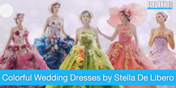 Colorful Wedding Dresses by Stella De Libero